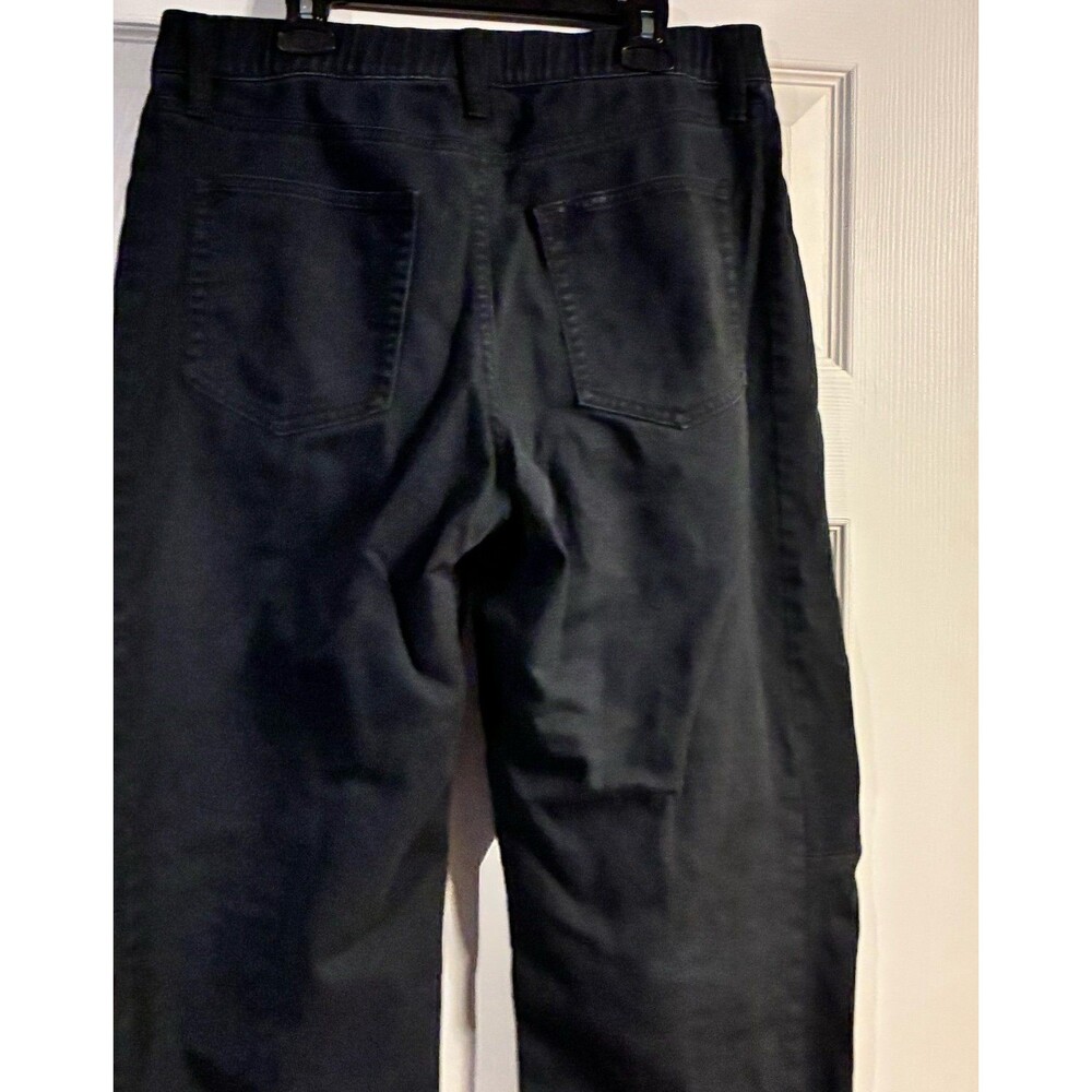 Aeropostale Black Barrel Denim Jeans Size Medium - Picture 6 of 11